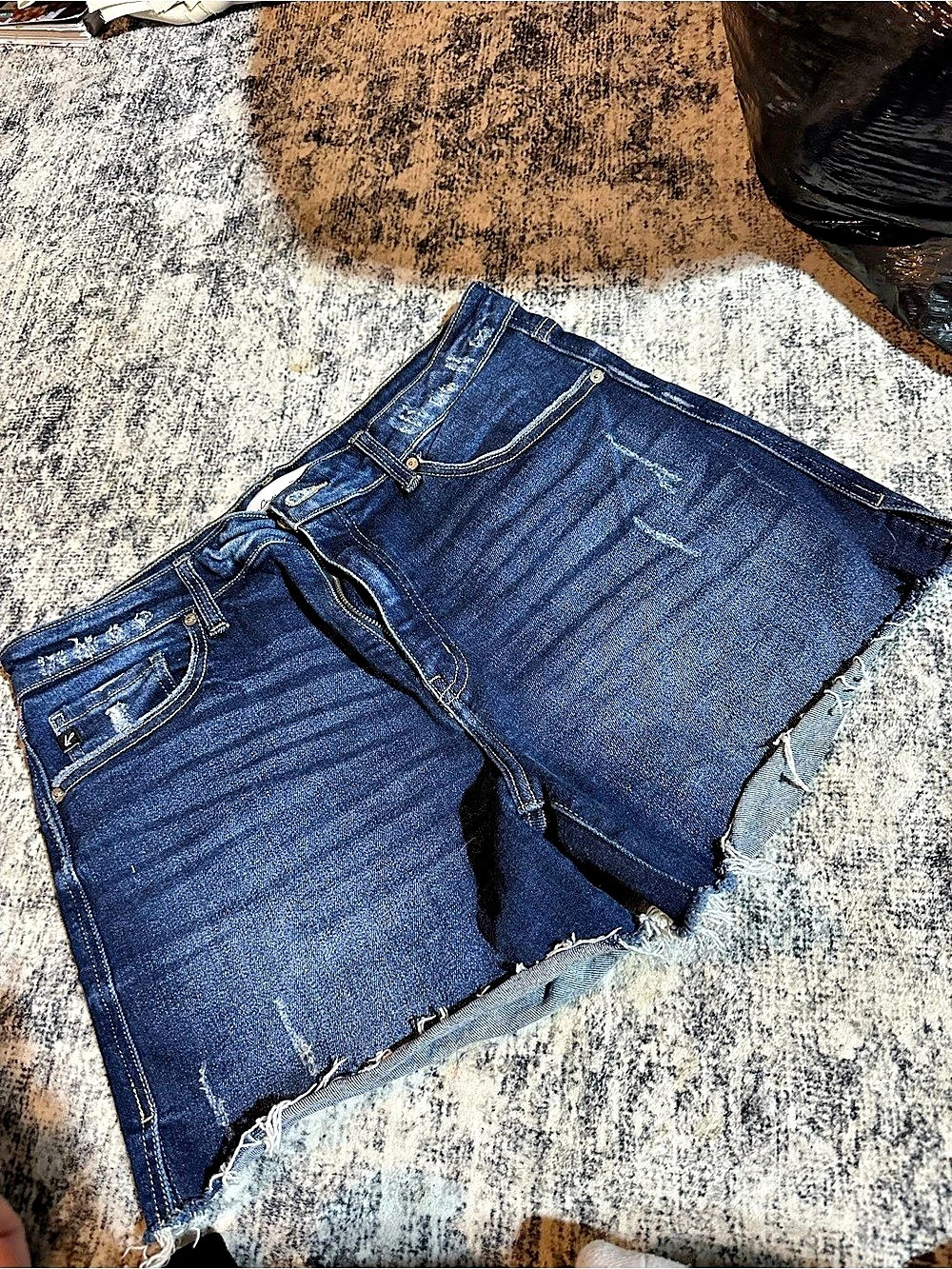 Levi's Denim Jean Shorts Blue Size
